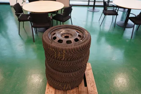 1 Sæt stålfælge - Palle nr 2 - ABSOLUT BORTSALG